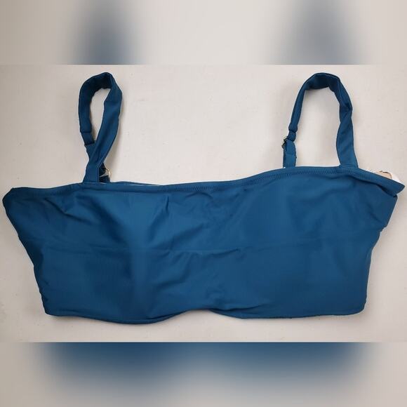 SUMMERSALT The Wide Strap Oasis Bikini Top, Size 20 - Picture 2 of 5